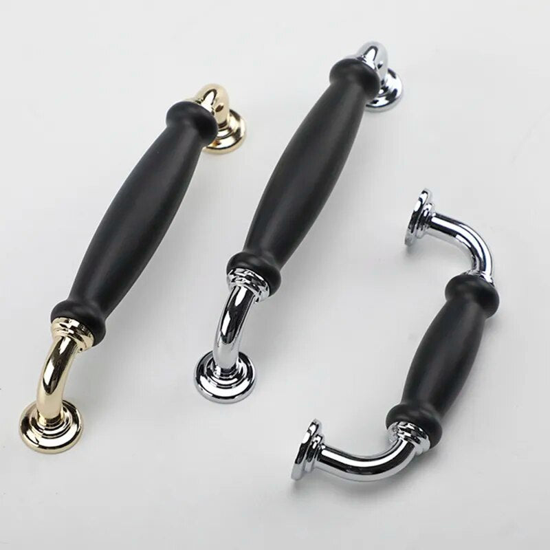 European Solid Zinc Alloy Kitchen Cabinet Handles