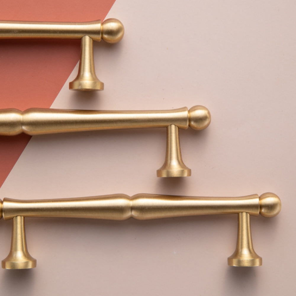 Classic French Brass Handle Hardware Furniture Cabinet Pulls