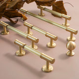 Solid Brass Drawer Pulls Wardrobe Cabinet Knobs handles