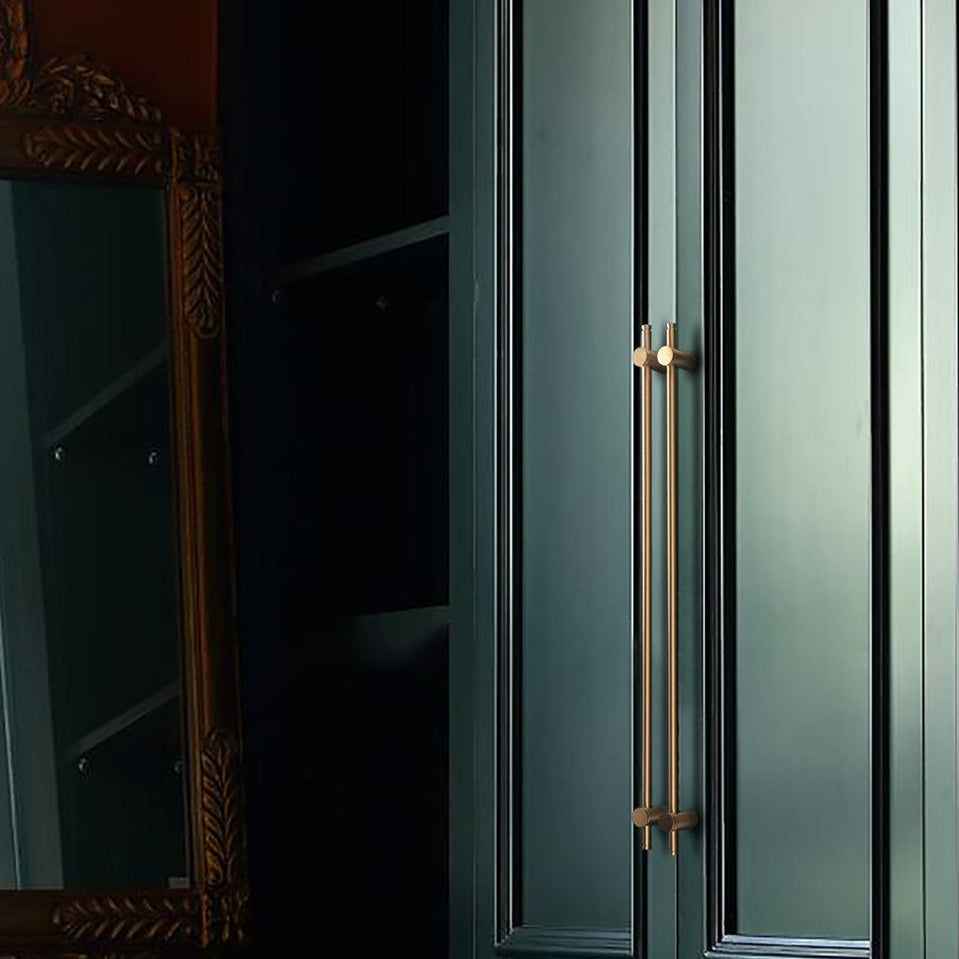 Adjustable Long Handle Liberty Hardware Cabinet Pulls Durable Brass Long Handle