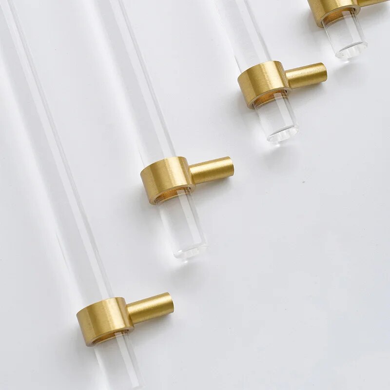 Clear Acrylic Crystal Drawer Knob Dresser Handles