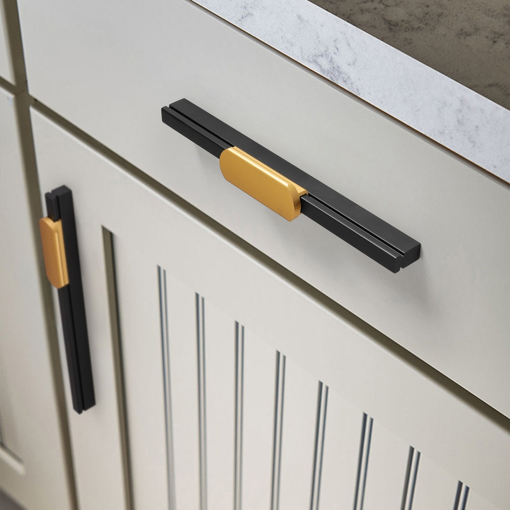 Aluminum Decotative Cabinet Pull Closet Door Hardware Handles for Furniture Cabinet