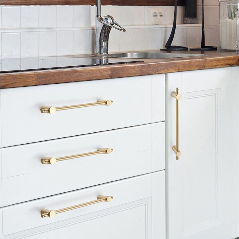 Adjustable Long Handle Liberty Hardware Cabinet Pulls Durable Brass Long Handle