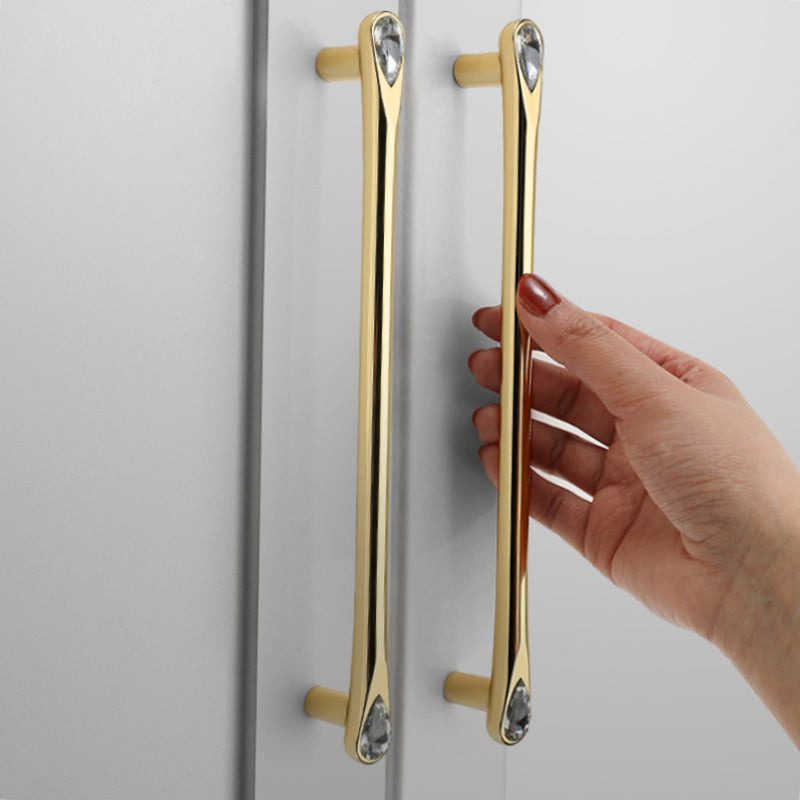 Luxury Crystal Glass Cabinet Handles