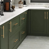 Gold Luxury Stripe High-end Kitchen Drawer Pulls