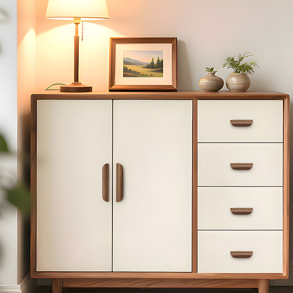 Minimalist Walnut Wood Cabinet Pulls