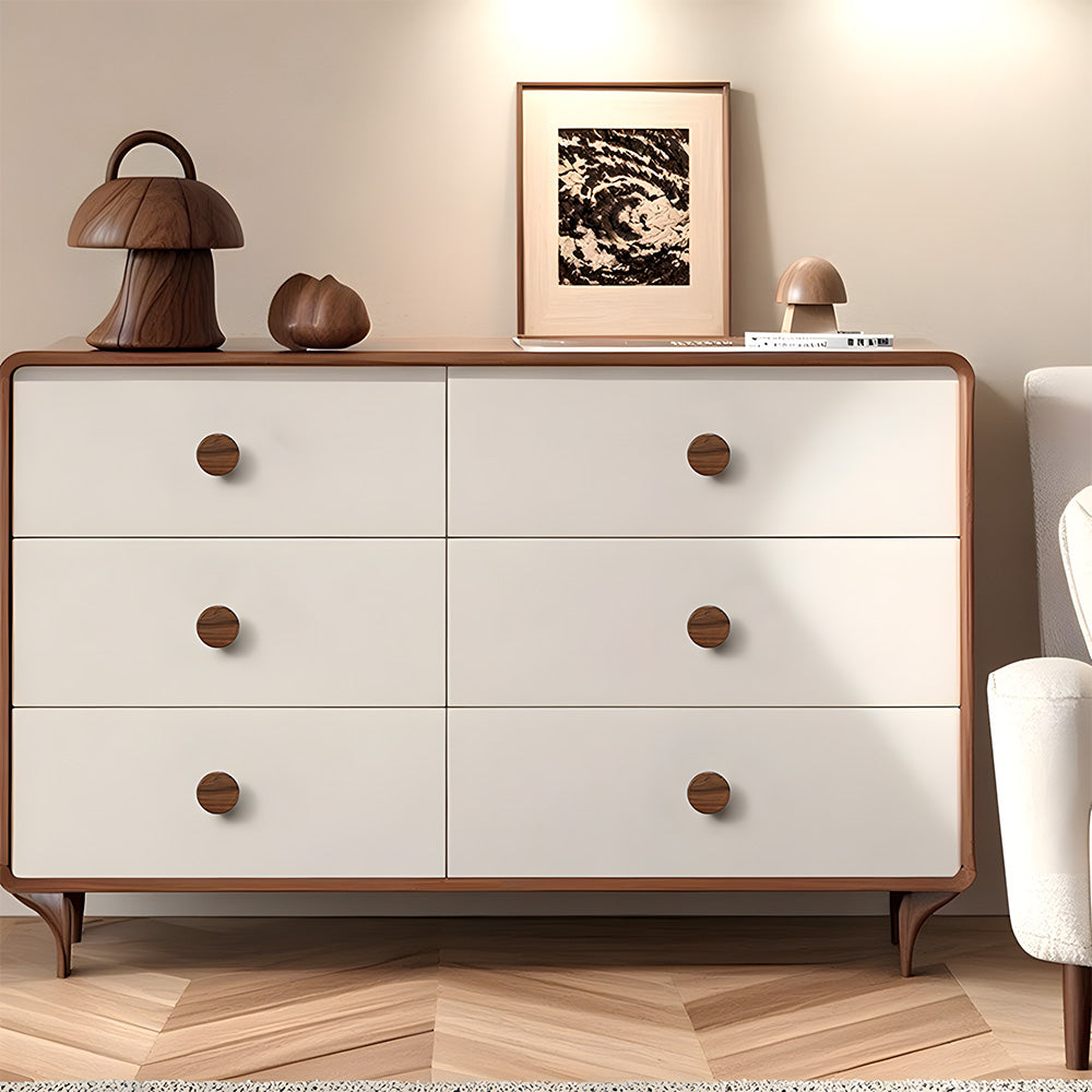 Minimalist Walnut Wood Cabinet Pulls