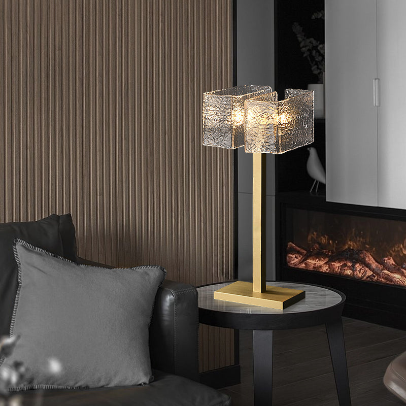 Minimalist Glacier Glass Table Lamp