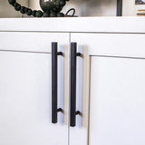 Matte Black Hardware Kitchen Drawer Handles