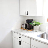 Matte Black Hardware Kitchen Drawer Handles