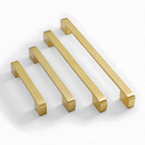 Modern Gold Brass Kitchen Cabinet Handles
