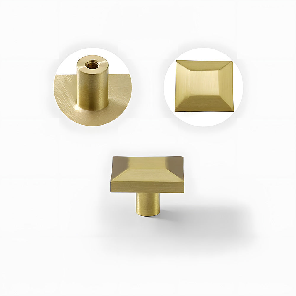 Modern Gold Brass Kitchen Cabinet Handles