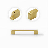 Modern Gold Brass Kitchen Cabinet Handles