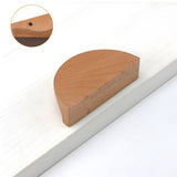 Modern Semi Circle Wood Cabinet Drawer Handles