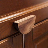 Modern Semi Circle Wood Cabinet Drawer Handles