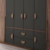 Modern Semi Circle Wood Cabinet Drawer Handles