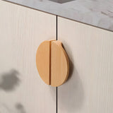 Modern Semi Circle Wood Cabinet Drawer Handles