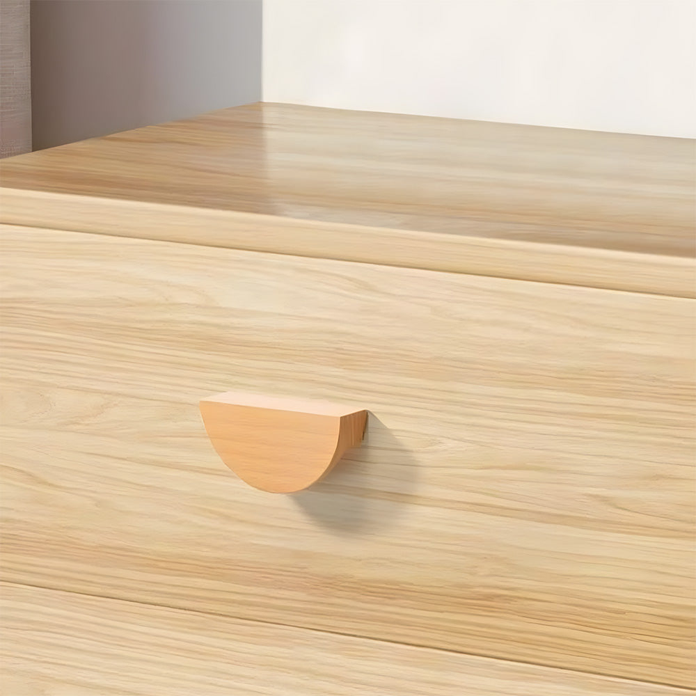 Modern Semi Circle Wood Cabinet Drawer Handles