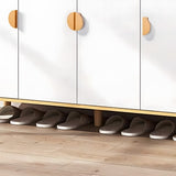 Modern Semi Circle Wood Cabinet Drawer Handles