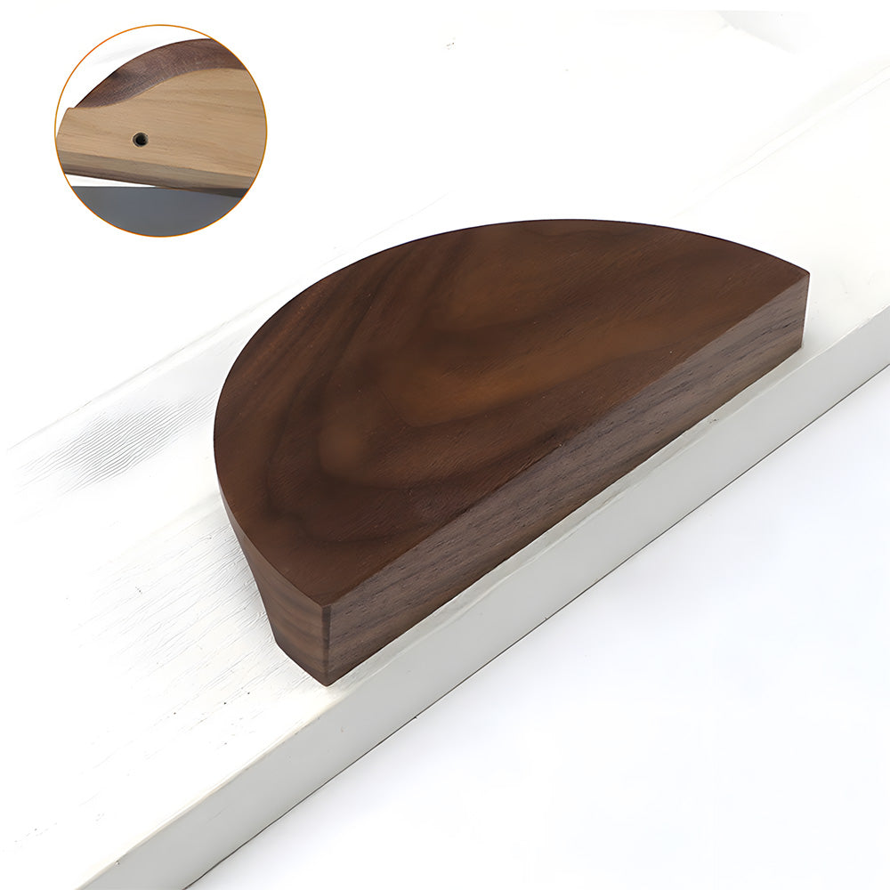 Modern Semi Circle Wood Cabinet Drawer Handles