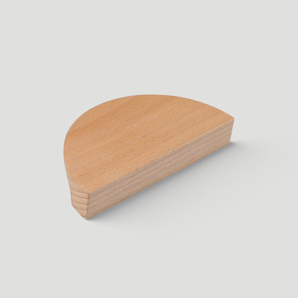 Modern Semi Circle Wood Cabinet Drawer Handles