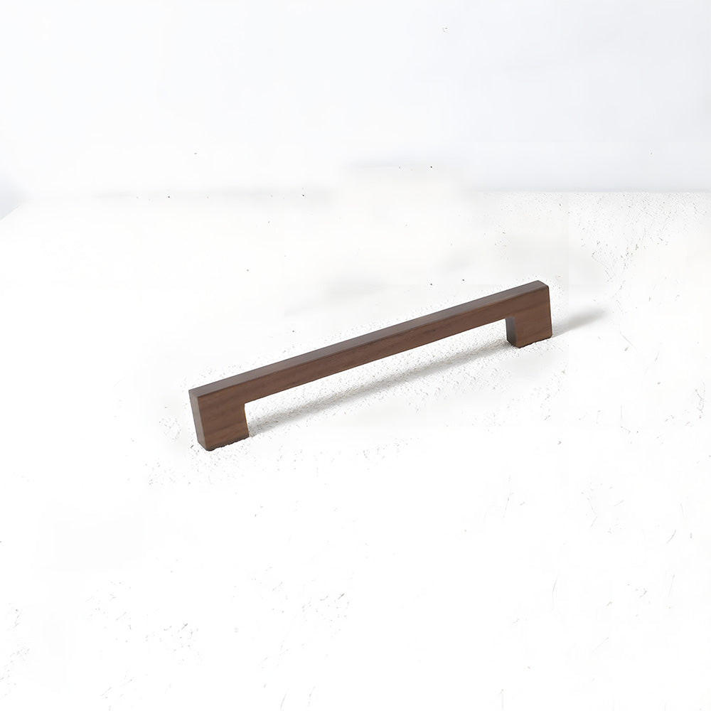 Modern Square Wood Cabinet Drawer Pulls