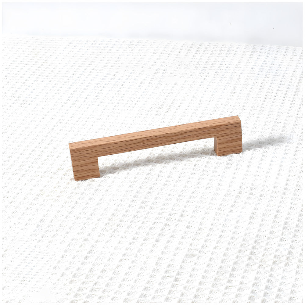 Modern Square Wood Cabinet Drawer Pulls