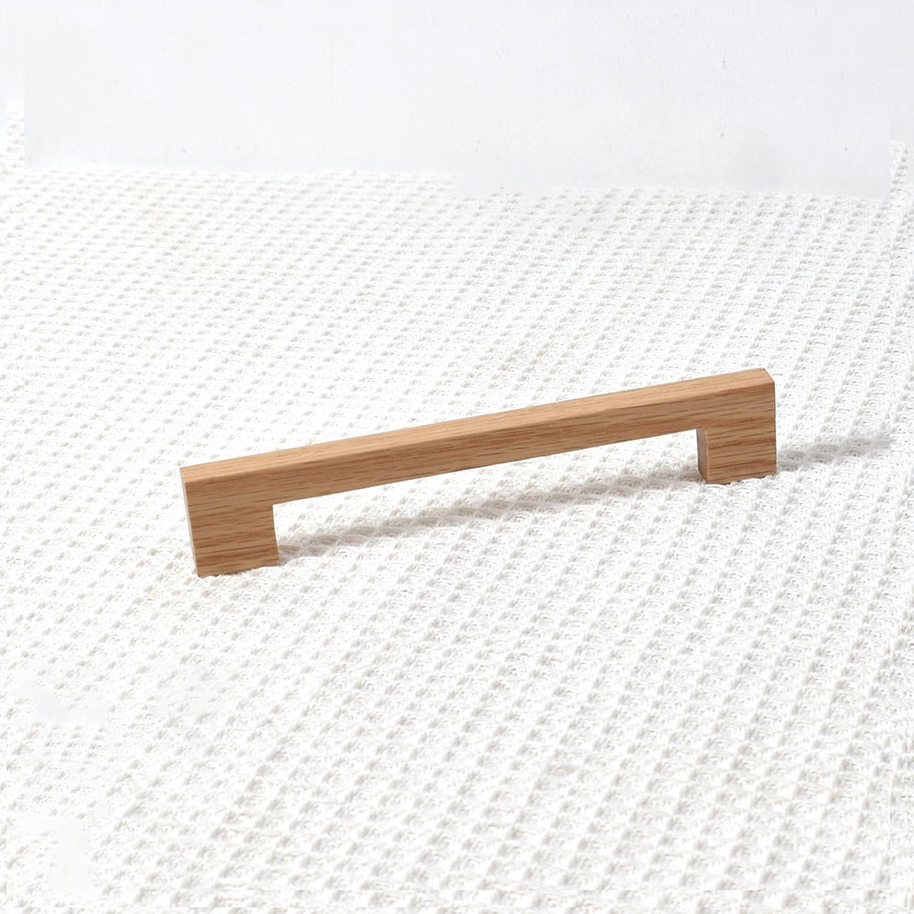 Modern Square Wood Cabinet Drawer Pulls