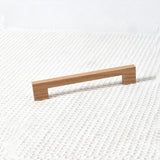 Modern Square Wood Cabinet Drawer Pulls