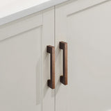 Modern Square Wood Cabinet Drawer Pulls