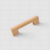 Modern Square Wood Cabinet Drawer Pulls