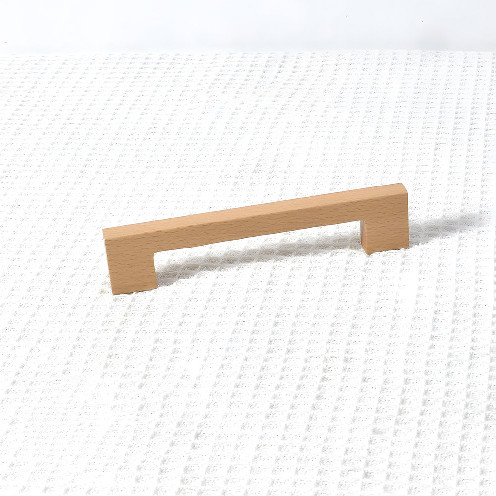 Modern Square Wood Cabinet Drawer Pulls