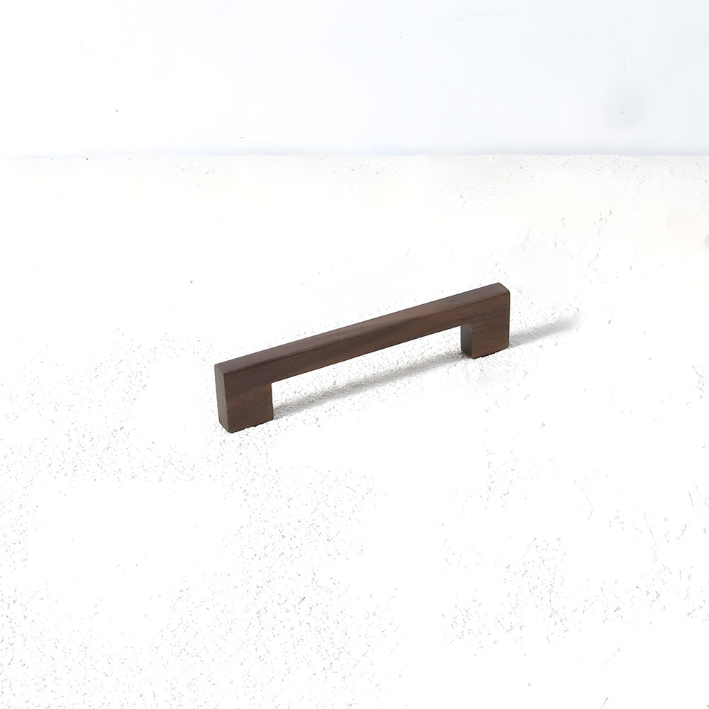 Modern Square Wood Cabinet Drawer Pulls