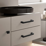 Classic Square Zinc Alloy Kitchen Cabinet Handles and Knobs