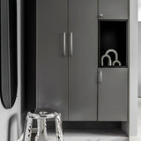 Classic Square Zinc Alloy Kitchen Cabinet Handles and Knobs