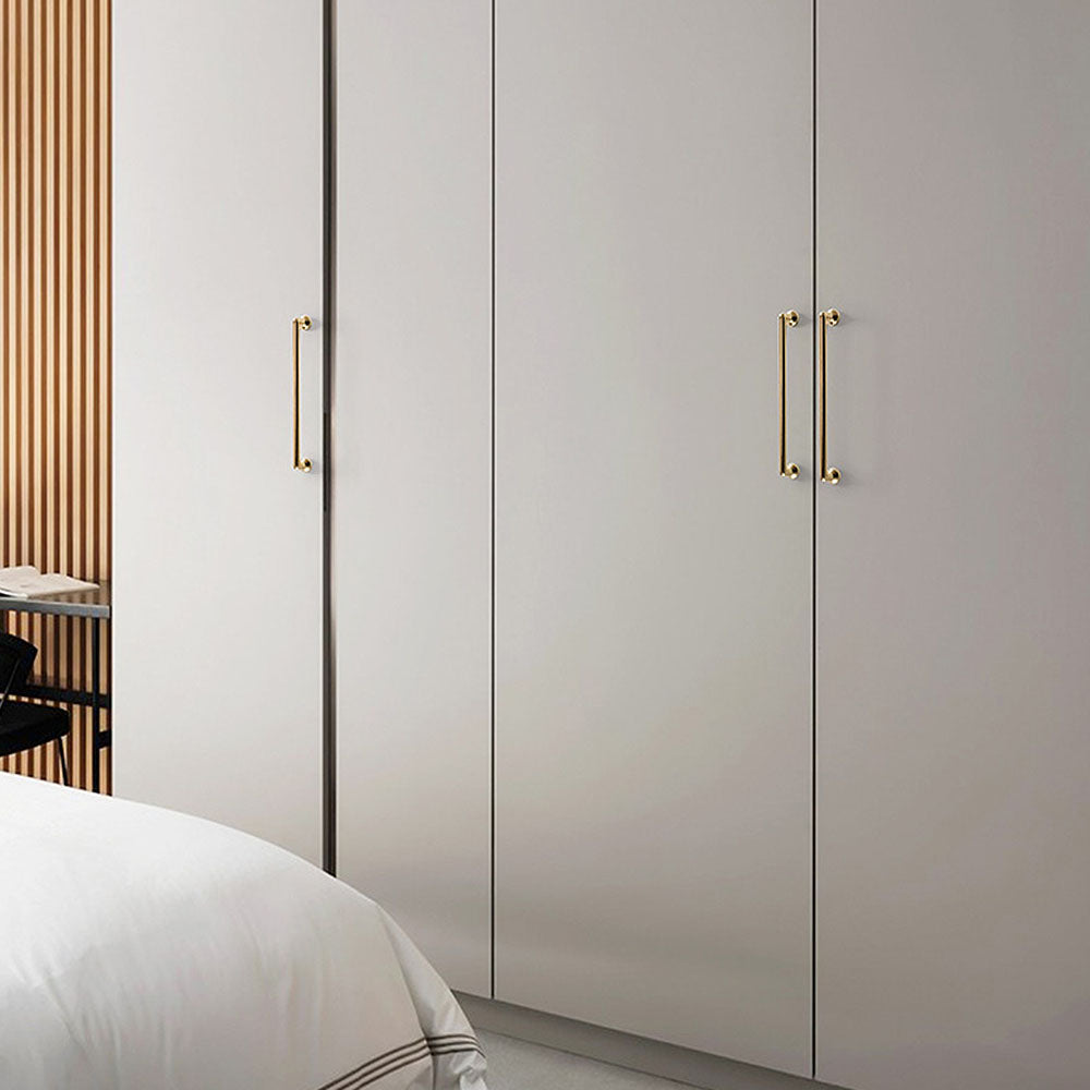 Classic Zinc Alloy Long Solid Cabinet Handles and Knobs
