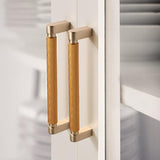 Two-Color Splicing Aluminum Alloy Cabinet Handles