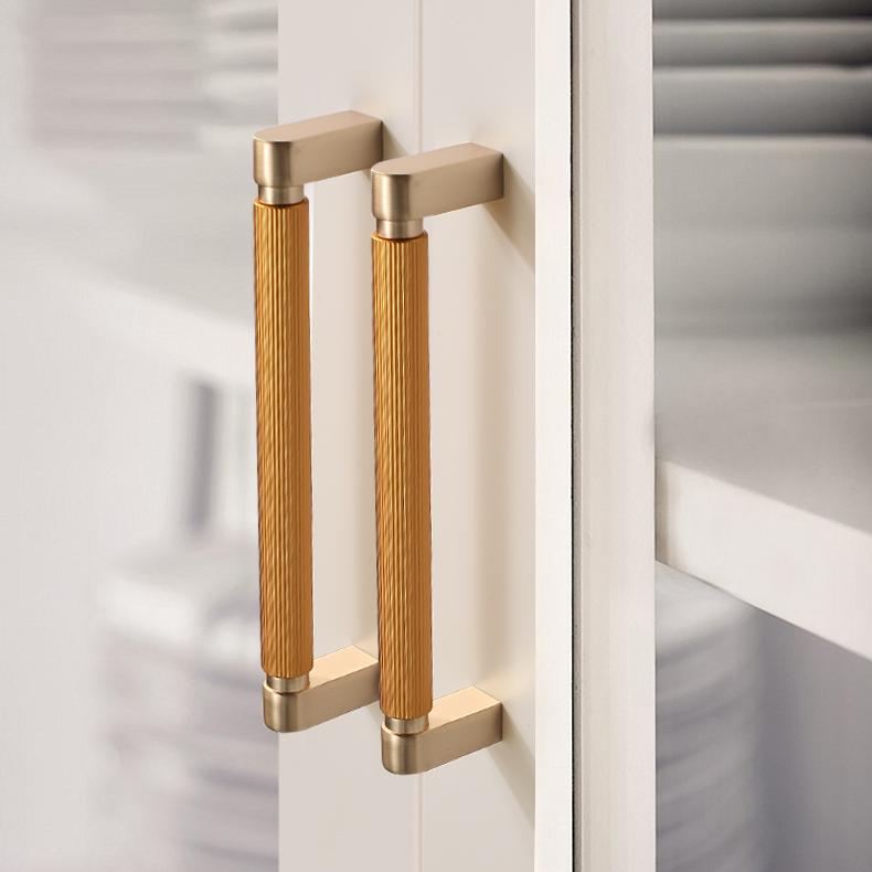 Two-Color Splicing Aluminum Alloy Cabinet Handles