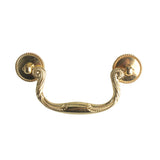 3.75" Vintage Drawer Pull Handles Drop Bail Pulls