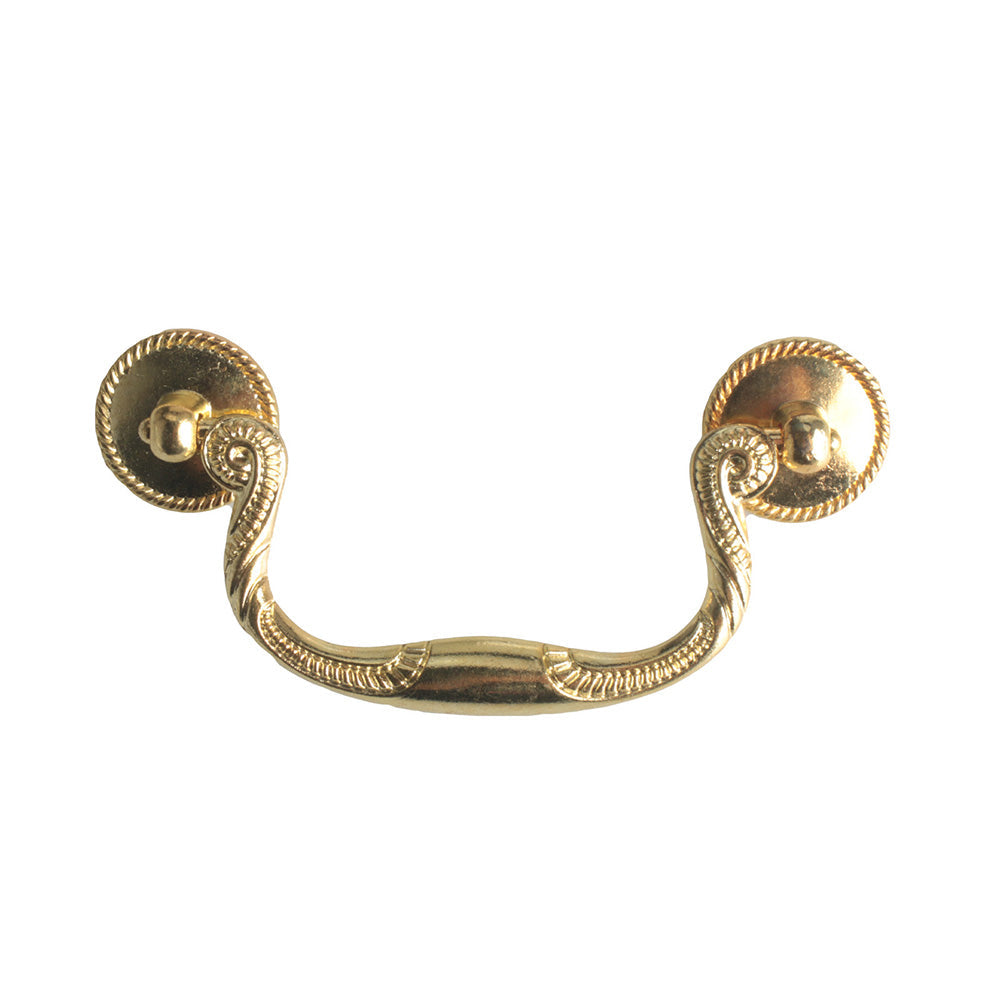 3.75" Vintage Drawer Pull Handles Drop Bail Pulls