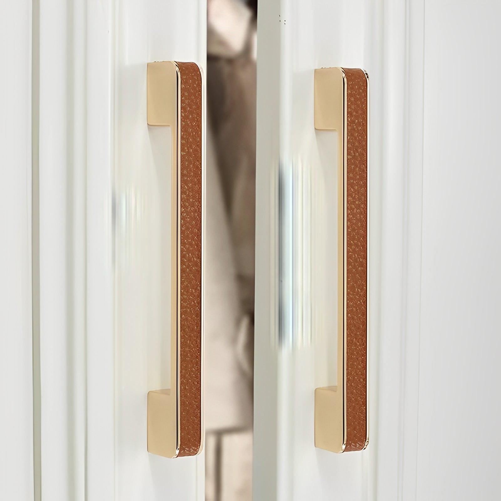 Nordic Modern Simple High-grade Leather Handle