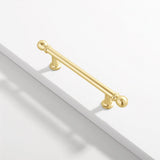Modern Zinc Alloy Gold Brass Drawer Cabinet Handle