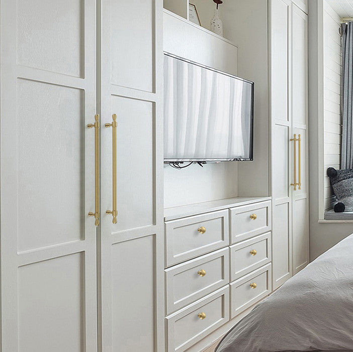 Solid Gold Brass Drawer Knobs And Dresser Pulls