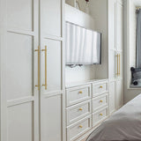 Solid Gold Brass Drawer Knobs And Dresser Pulls