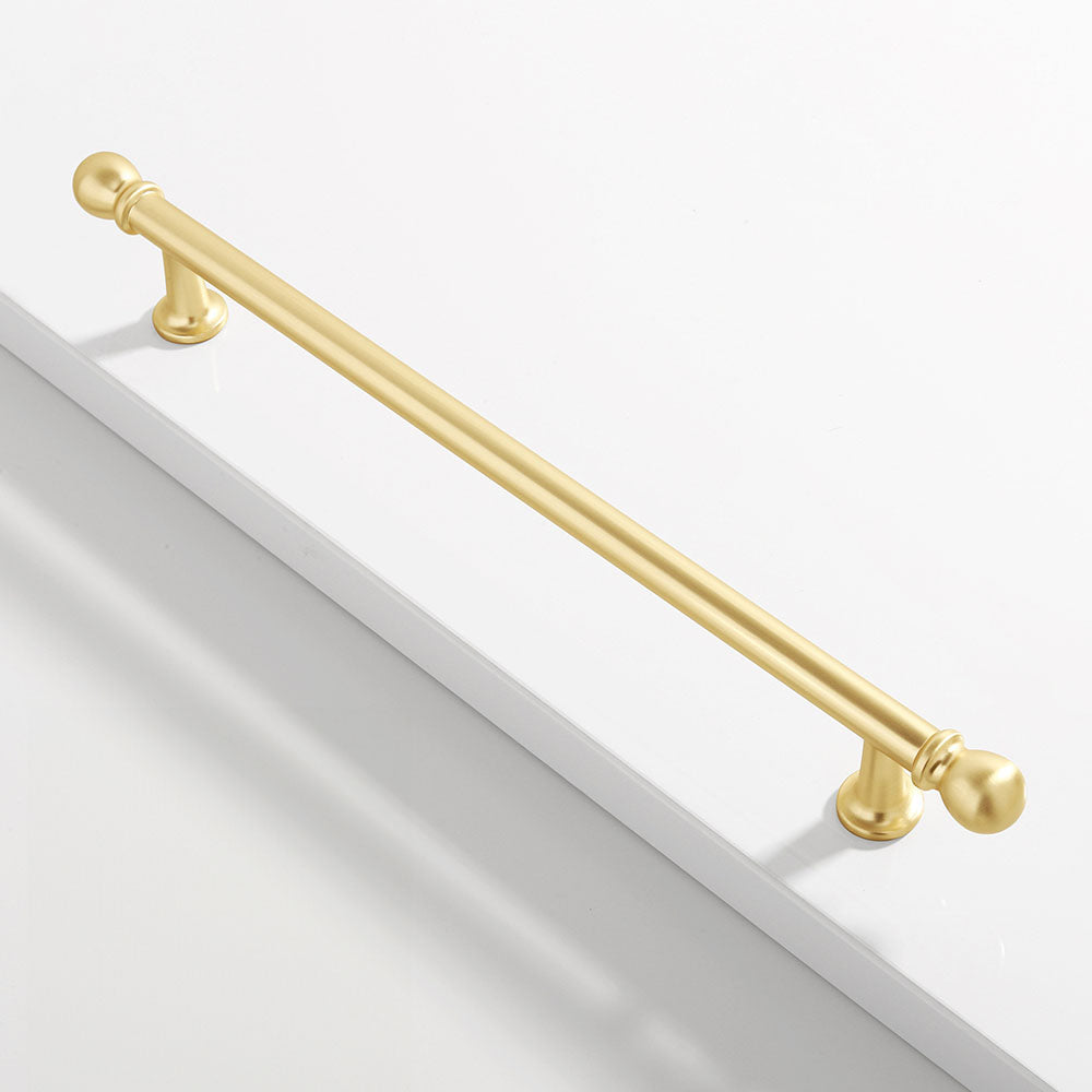 Modern Zinc Alloy Gold Brass Drawer Cabinet Handle