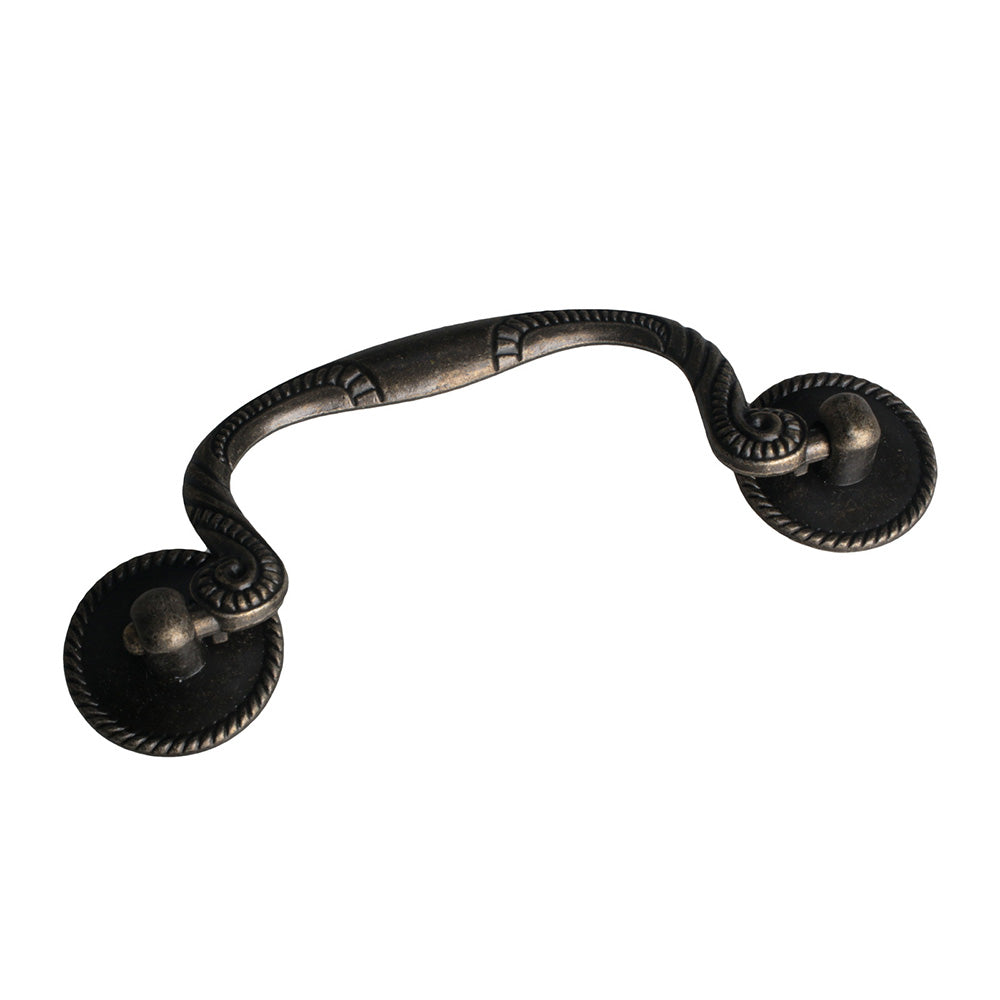 3.75" Vintage Drawer Pull Handles Drop Bail Pulls