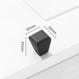 Classic Square Zinc Alloy Kitchen Cabinet Handles and Knobs