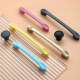 Colorful Children's Room Cabinet Long Handle
