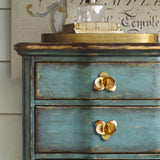 Gold Brass European Phalaenopsis Cabinet Pulls And Knobs
