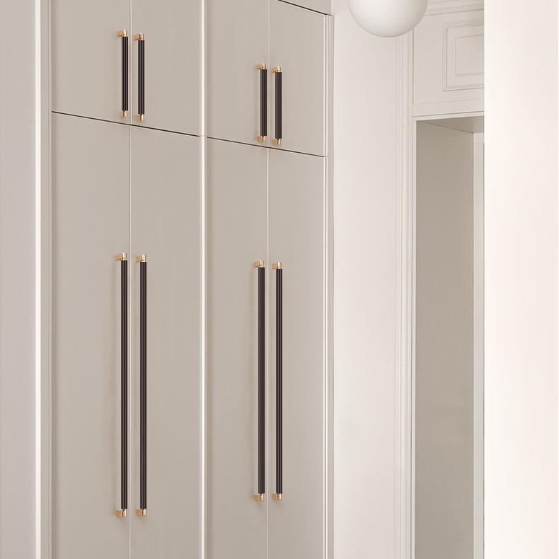 Two-Color Splicing Aluminum Alloy Cabinet Handles